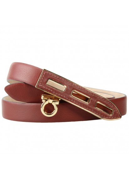 Ремень Salvatorre Ferragamo SF0015 Burgund