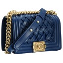 СУМКА CHANEL BOY PM AAS67085 DARK BLUE