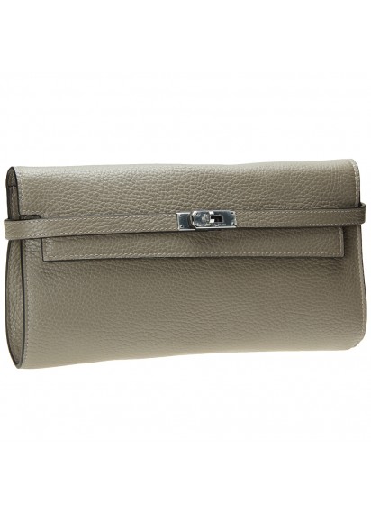 Клатч Hermes Kelly Style Grey