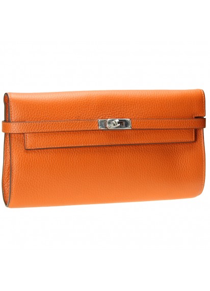 Клатч Hermes Kelly Style Orange