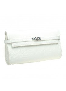 Клатч Hermes Kelly Style White