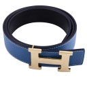 Ремень Hermes H3201 BLUE/BLACK