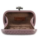 BOTTEGA VENETA CLUTCH KNOT LEATHER LAVANDE