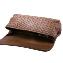 BOTTEGA VENETA CLUTCH ORO BRUCIATO AYERS CAMEL