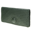 BOTTEGA VENETA CLUTCH LEATHER SHADOW GREEN