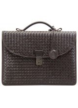 ПОРТФЕЛЬ BOTTEGA VENETA INTRECCIATO BN BRIEFCASE COFFEE