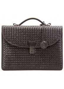 ПОРТФЕЛЬ BOTTEGA VENETA INTRECCIATO BN BRIEFCASE COFFEE