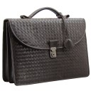 ПОРТФЕЛЬ BOTTEGA VENETA INTRECCIATO BN BRIEFCASE COFFEE