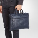 ПОРТФЕЛЬ BOTTEGA VENETA INTRECCIATO 10199 BRIEFCASE BLUE