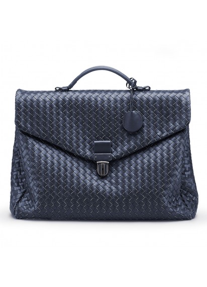 ПОРТФЕЛЬ BOTTEGA VENETA INTRECCIATO VN BRIEFCASE DARK BLUE