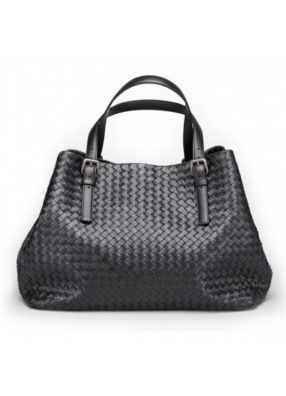 Сумка Bottega Veneta Tote OFF Intrecciato nappa black