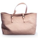 Сумка Bottega Veneta Tote OFF Intrecciato nappa Peach Roso