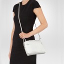 СУМКА BOTTEGA VENETA KRIM CROSS BODY WHITE