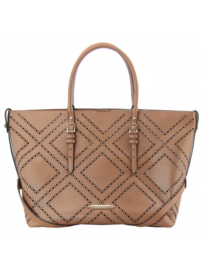 СУМКА BURBERRY LEATHER BROG BAG CAMEL