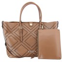 СУМКА BURBERRY LEATHER BROG BAG CAMEL