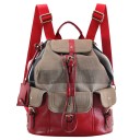 РЮКЗАК BURBERRY MEDIUM CANVAS CHECK BACKPACK 38823946 RED 