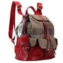 РЮКЗАК BURBERRY MEDIUM CANVAS CHECK BACKPACK 38823946 RED 