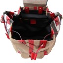 РЮКЗАК BURBERRY MEDIUM CANVAS CHECK BACKPACK 38823946 RED 