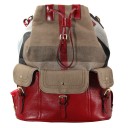 РЮКЗАК BURBERRY MEDIUM CANVAS CHECK BACKPACK 38823946 RED 