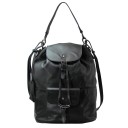 СУМКА BURBERRY HOBO LEATHER BAG 500115 BLACK