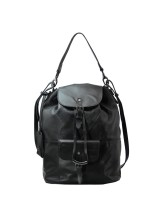 СУМКА BURBERRY HOBO LEATHER BAG 500115 BLACK