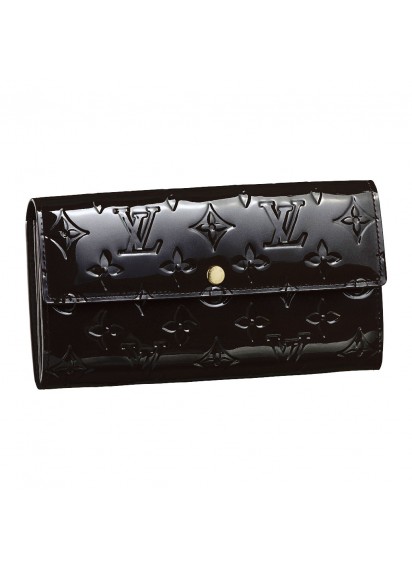 Кошелек Louis Vuitton Vernis monogram Sarah Wallet Black M91997