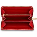 Кошелек Louis Vuitton Vernis monogram Zippy Wallet Red  M91981