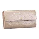 Кошелек Louis Vuitton Vernis monogram Sarah Wallet Beige Poudre M91522