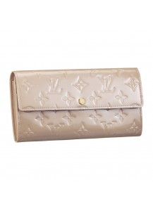 Кошелек Louis Vuitton Vernis monogram Sarah Wallet Beige Poudre M91522