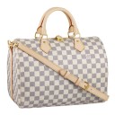 Сумка Louis Vuitton Azur canvas Speedy 30 Bandouliere N41001