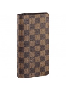 Кошелёк Louis Vuitton Damier Ebene Brazza Wallet N63022