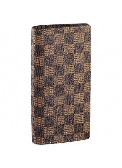 Кошелёк Louis Vuitton Damier Ebene Brazza Wallet N63022